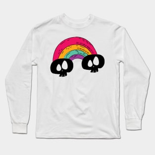 Rainbow Skulls Long Sleeve T-Shirt